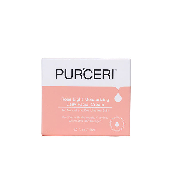 Purceri Rose Light Moisturizing Daily Facial Cream