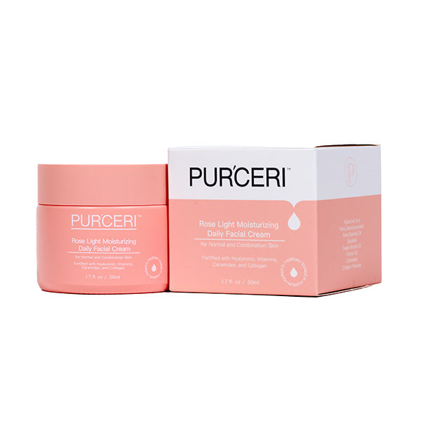 Purceri Rose Light Moisturizing Daily Facial Cream