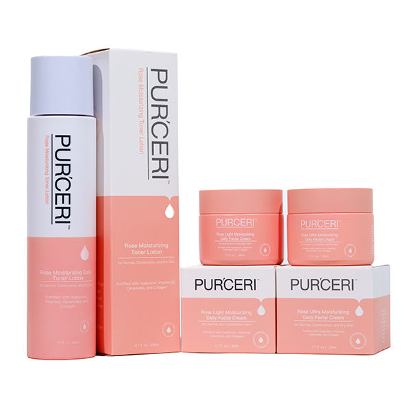 Purceri Rose Light Moisturizing Daily Facial Cream